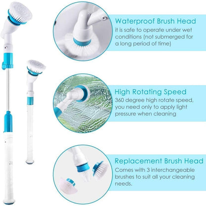 3 in 1 Electric Spin Scrubber Machine